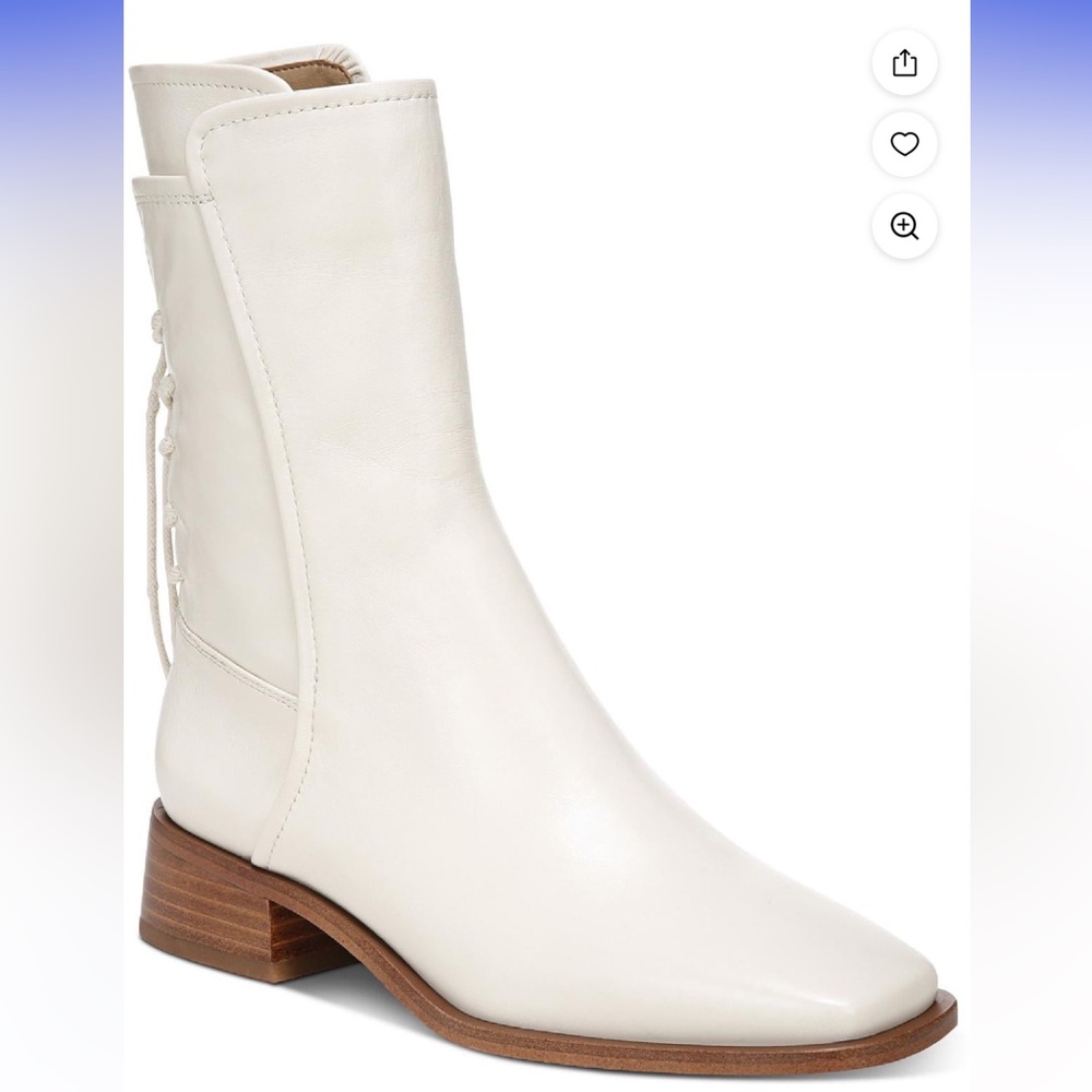 Sam Edelman Tana boots. Ivory - Picture 2 of 8